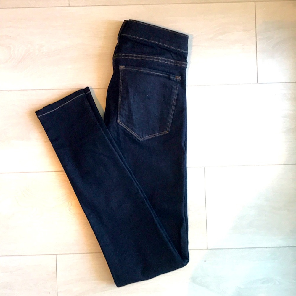 Gap Skinny Favourite Jegging - Dark Wash - 27 Tall
